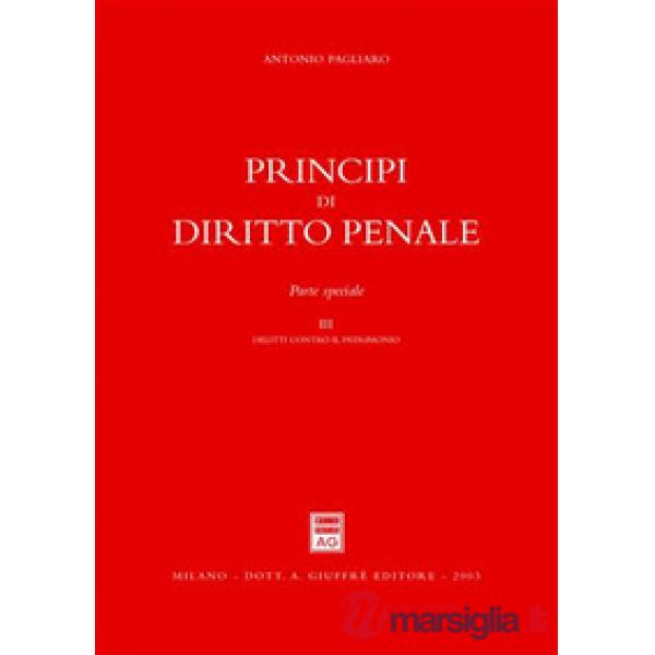 Principi di diritto penale. Parte speciale