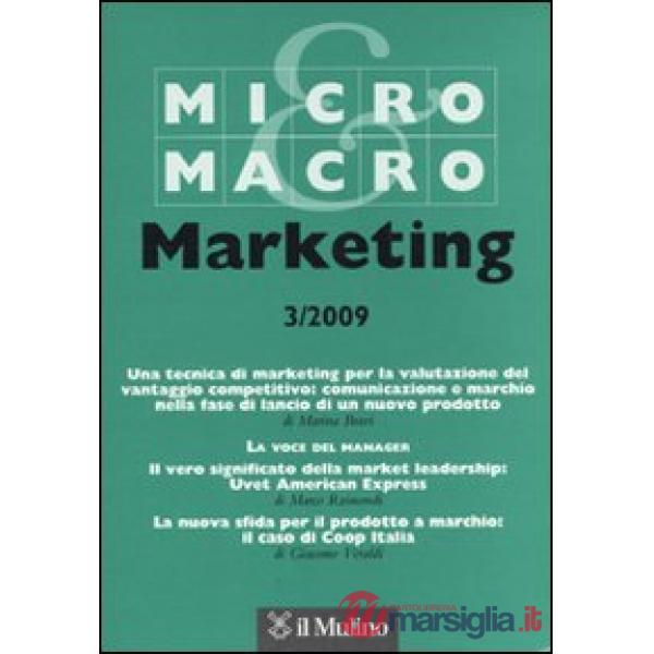 Micro & Macro Marketing (2009). Vol. 3