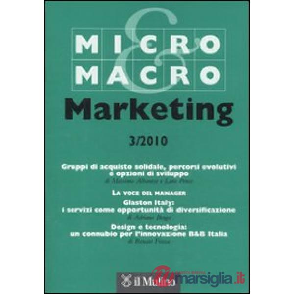 Micro & Macro Marketing (2010). Vol. 3