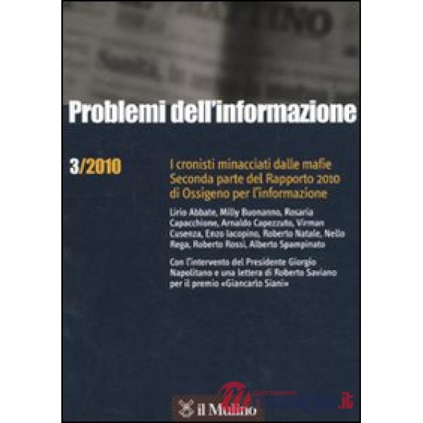 Problemi dell'informazione (2010). Vol. 3