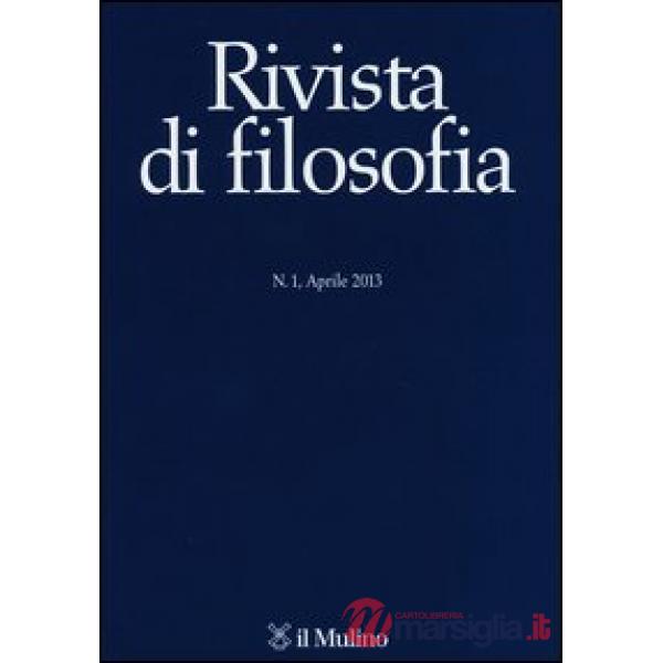 Rivista di filosofia (2013). Vol. 1