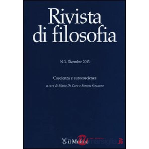 Rivista di filosofia (2013). Vol. 3