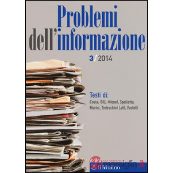 Problemi dell'informazione (2014). Vol. 3