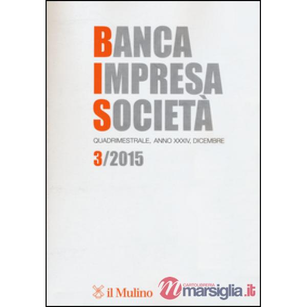 Banca impresa società (2015). Vol. 3