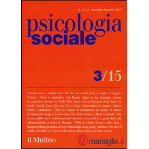 Psicologia sociale (2015). Vol. 3