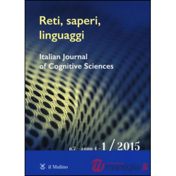 Reti, saperi, linguaggi (2015). Vol. 1