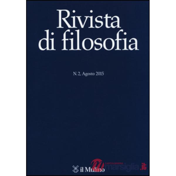 Rivista di filosofia (2015). Vol. 2