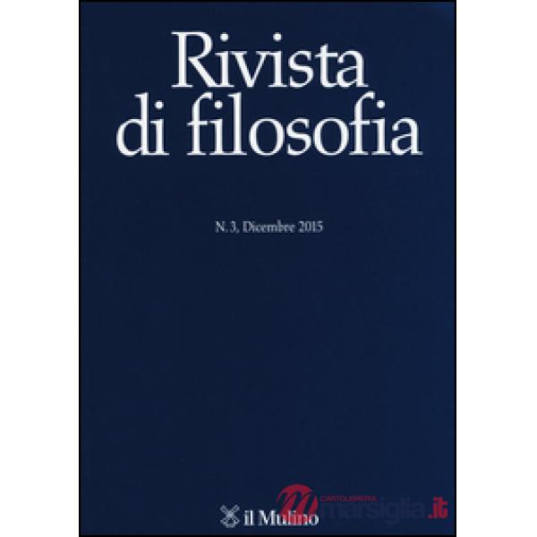 Rivista di filosofia (2015). Vol. 3