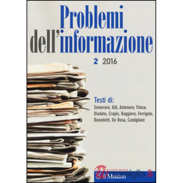 Problemi dell'informazione (2016). Vol. 2