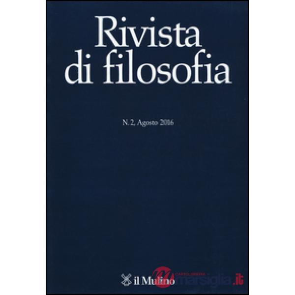 Rivista di filosofia (2016). Vol. 2