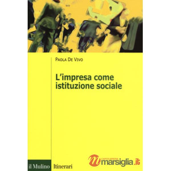 Impresa come istituzione sociale (L')
