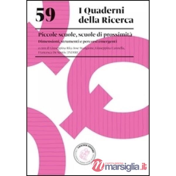 QUADERNO RICER 59 MANGIONE PICCOLE SCUOLE PROSSIMITA'