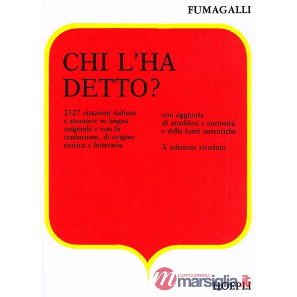 Chi l'ha detto?