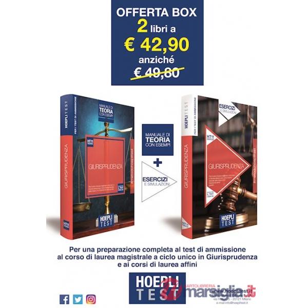 Hoepli Test. Giurisprudenza. Per i test di ammissione all'università. Box: Manuale di teoria con esempi-Esercizi e simulazioni
