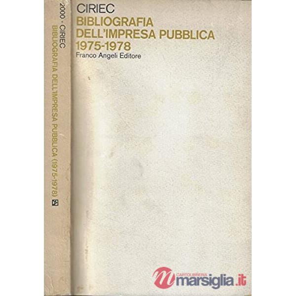 Bibliografia dell'impresa pubblica (1975-1978)