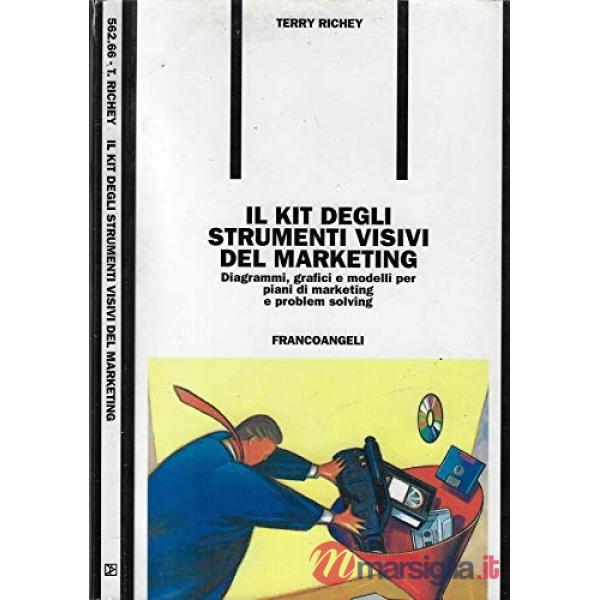 Kit degli strumenti visivi del marketing. Diagrammi, grafici e modelli per piani