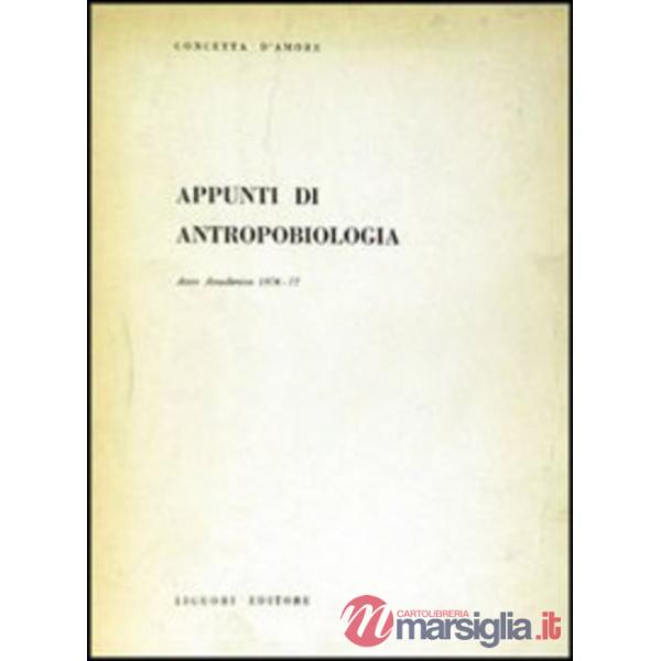 Appunti di antropobiologia