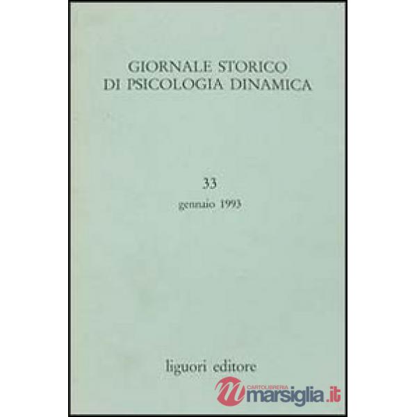 Giornale storico di psicologia dinamica. Vol. 33