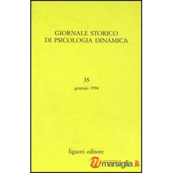 Giornale storico di psicologia dinamica. Vol. 35