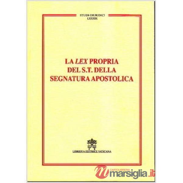 Lex propria del supremo tribunale della segnatura apostolica