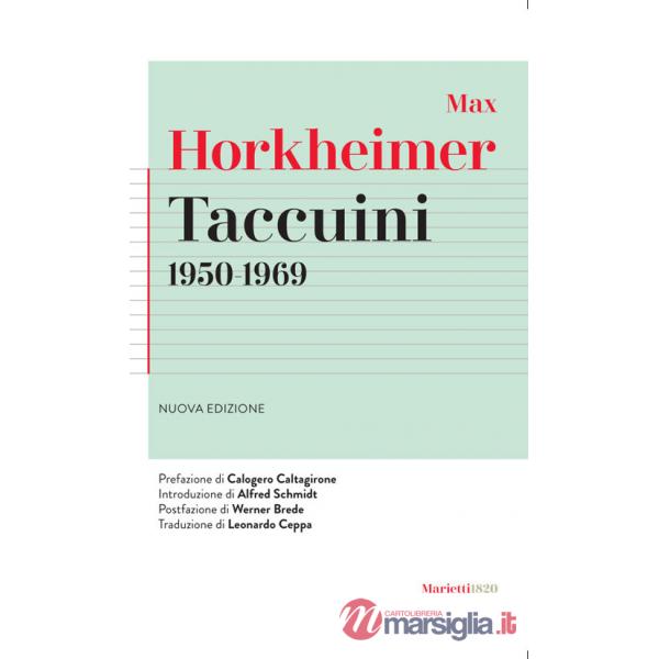 Taccuini 1950-1969. Nuova ediz.