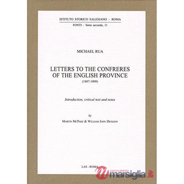 Letters to the confreres of english province