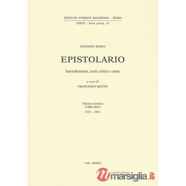 Epistolario. Vol. 7: 1880-1881