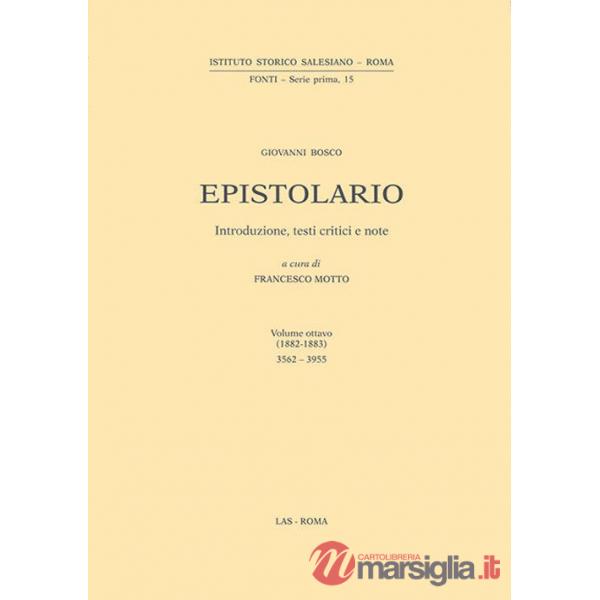 Epistolario. Vol. 8: 1882-1883