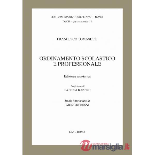 Ordinamento scolastico e professionale (rist. anast.)