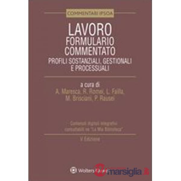 Lavoro. Formulario commentato. Profili sostanziali, gestionali e processuali