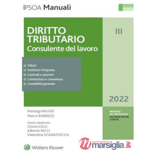 Diritto tributario 2022. Consulente del lavoro