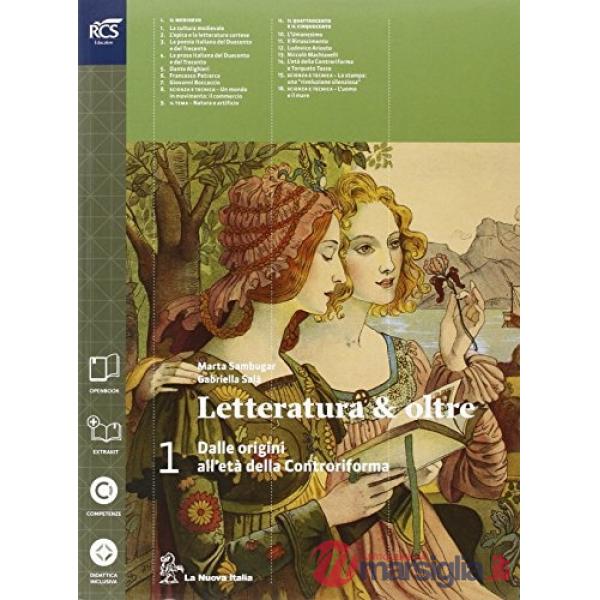 LETT E OLTRE 1 SET MINOR + GUIDA ESAME + DIV COMM