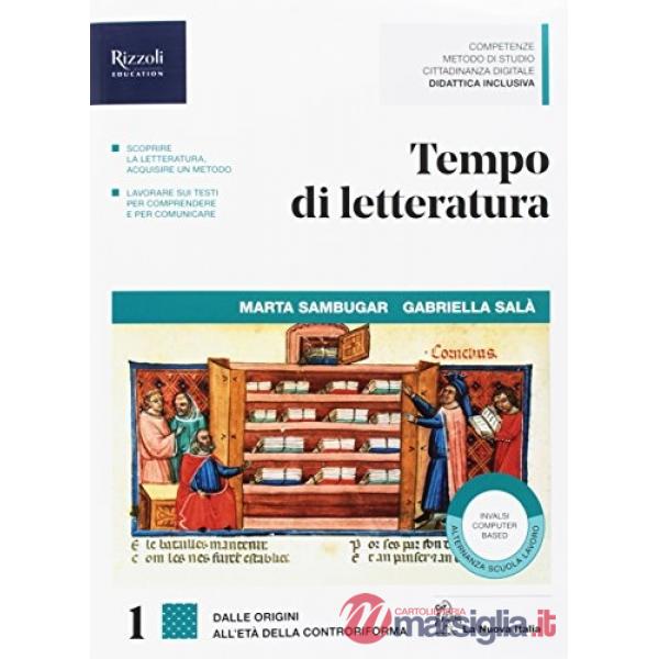 TEMPO DI LETTERATURA 1 VOL. + LAB. + SCIENZA + DIV
