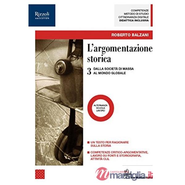 L'ARGOMENTAZIONE STORICA 3 SET MAIOR