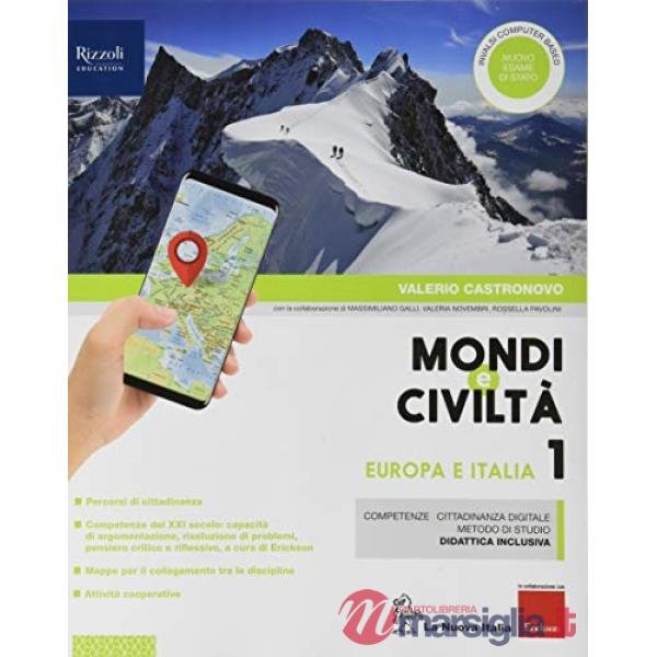 MONDI E CIVILTA' 1 VOL. + QUAD. + ATLANTE SET MAIOR