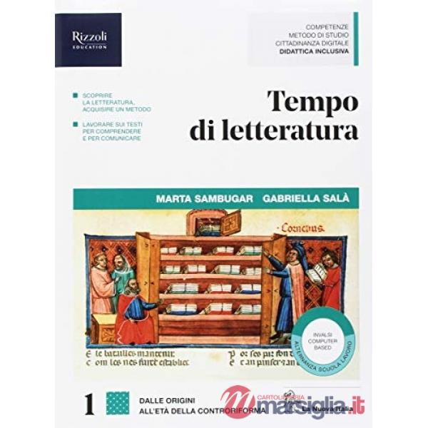TEMPO DI LETTERATURA 1 VOL. + LABORAT. SET MAIOR