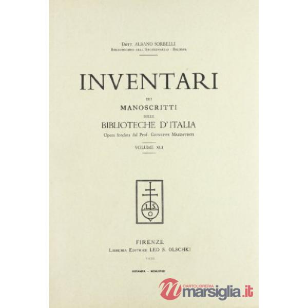 Inventari dei manoscritti delle biblioteche d'Italia. Vol. 41: Foligno