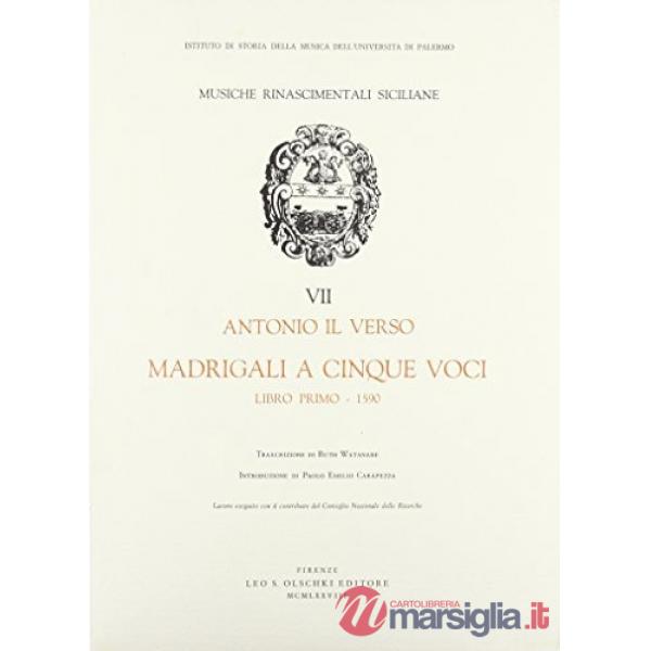 Madrigali a cinque voci. Libro primo (1590)