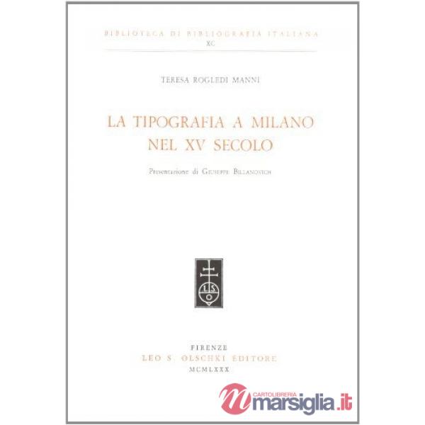 Tipografia a Milano nel XV secolo (La)