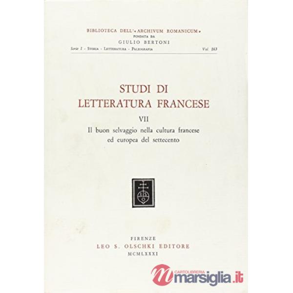 Studi di letteratura francese
