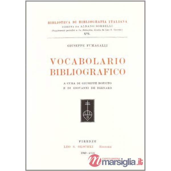 Vocabolario bibliografico