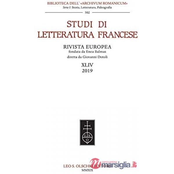 Studi di letteratura francese. Vol. 44