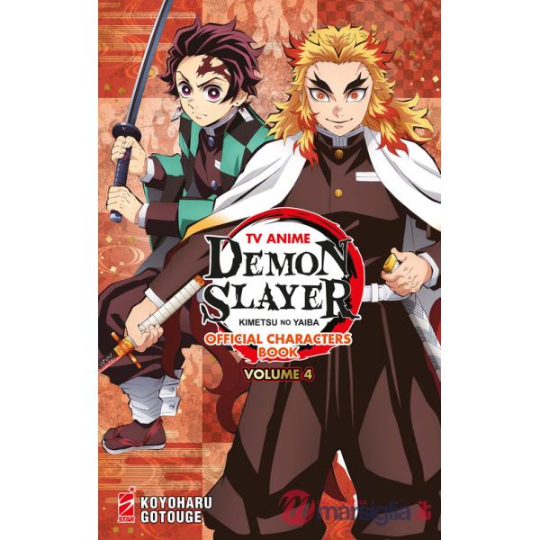 TV anime Demon slayer. Kimetsu no yaiba official characters book. Con Adesivi. Con Poster. Vol. 4