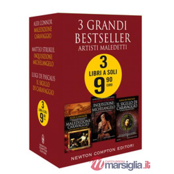 3 grandi bestseller. Artisti maledetti: Maledizione Caravaggio-Inquisizione Michelangelo-Il sigillo di Caravaggio