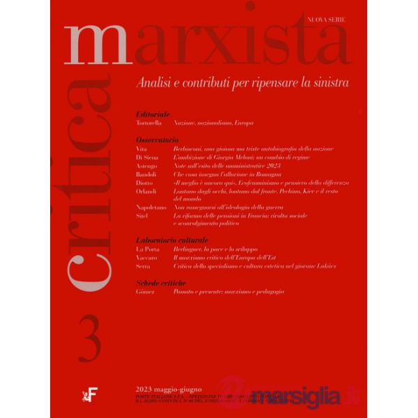 Critica marxista (2023). Vol. 3