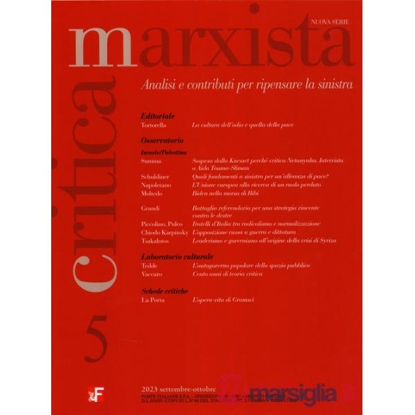 Critica marxista (2023). Vol. 5