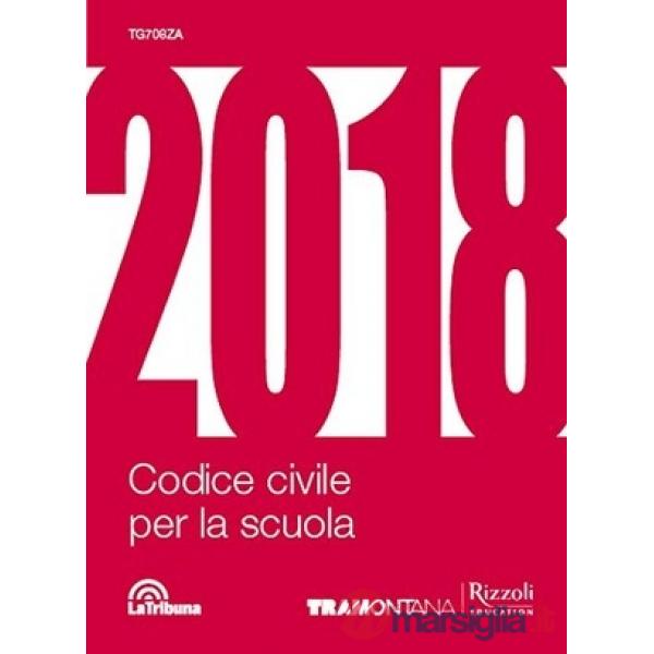 CODICE CIVILE PER LA SCUOLA 2018