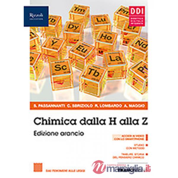 CHIMICA DA H A Z ED.ARANCIO 1 BIEN. SET
