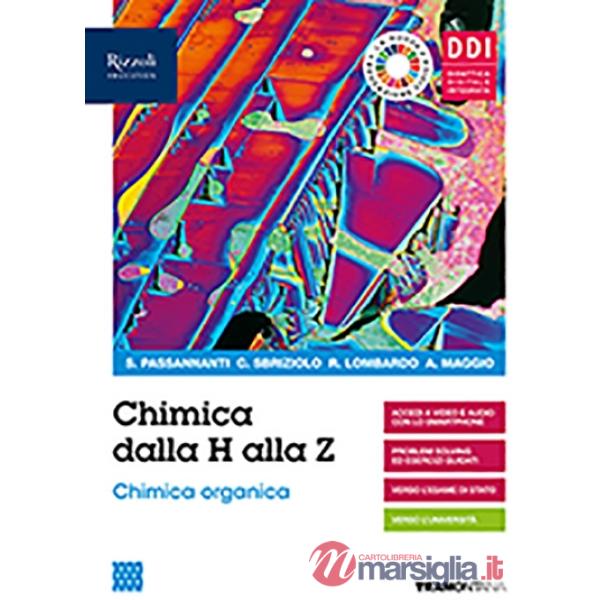 CHIMICA DALLA H ALLA Z EDIZIONE BLU CHIMICA ORGANIZA 4 - 5 ANNO - LIBR