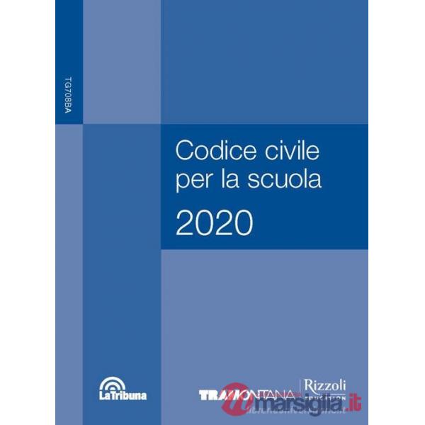 CODICE CIVILE PER LA SCUOLA 2020